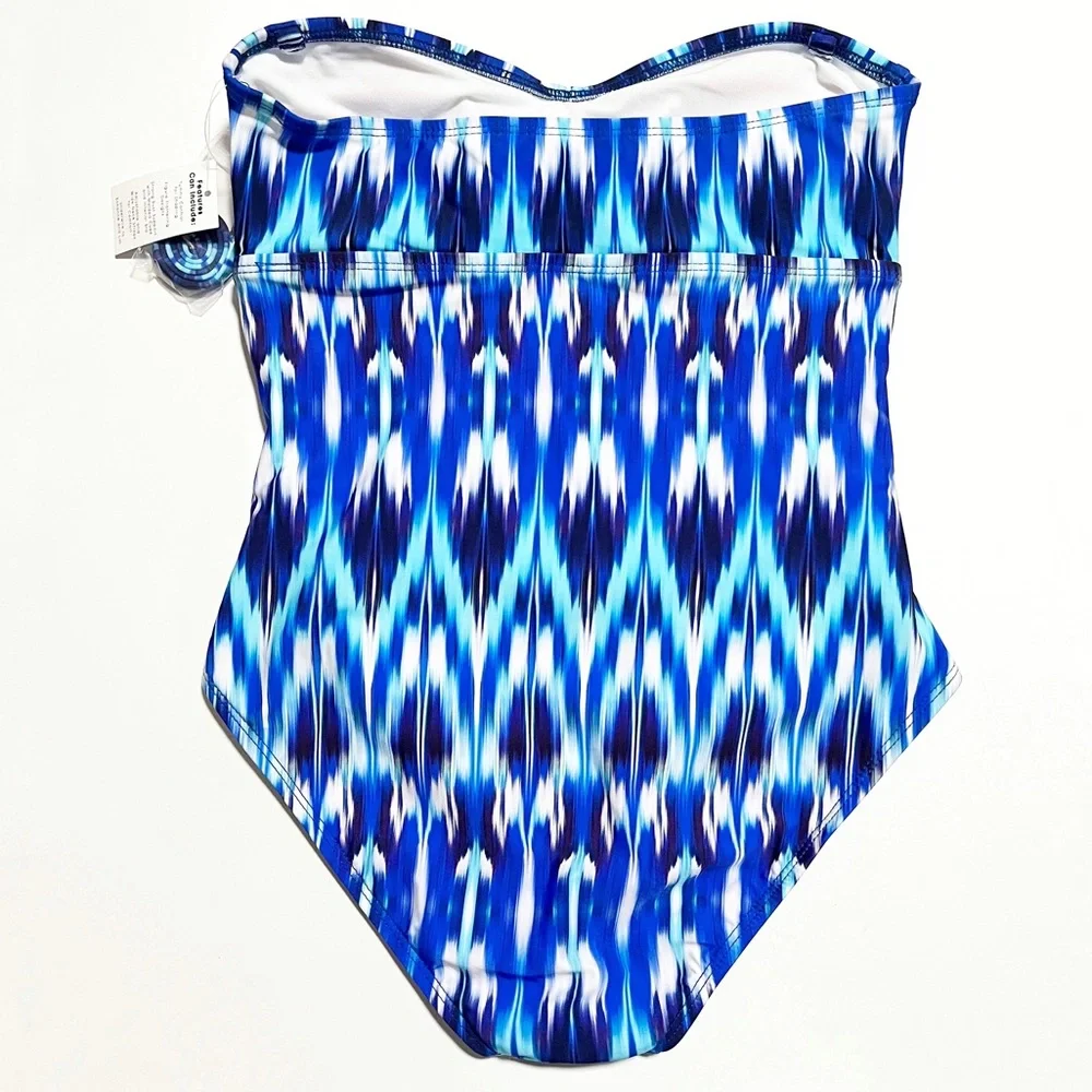 NEW Athena Twist Bandeau Halter Swimsuit